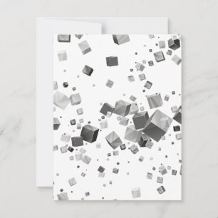 Colourful Cubes 3 Card