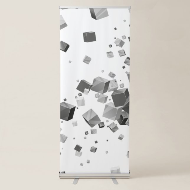 Colourful Cubes 3 Retractable Banner (Front)