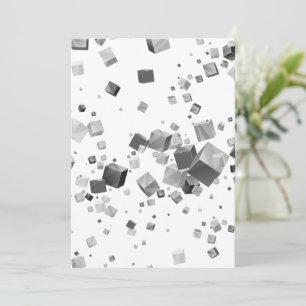 Colourful Cubes 3 Thank You Card