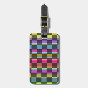 Colourful Cubes Luggage Tag