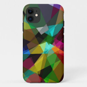 Colourful cubism art iPhone 11 case