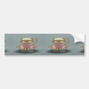 Colourful cup and saucer , Berlin, Germany Bumper Sticker