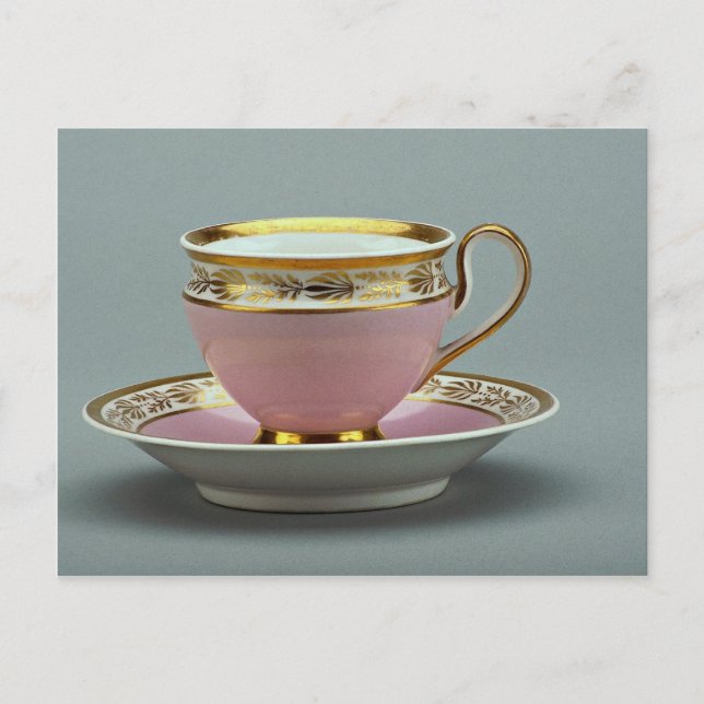 Colourful cup and saucer , Berlin, Germany Postcard (Front)