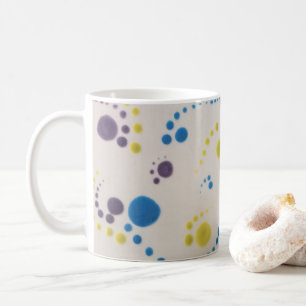 Colourful cup for coffee or tea