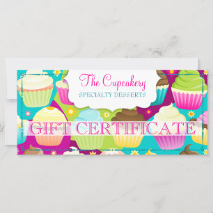 Colourful Cupcakes Gift Certificate