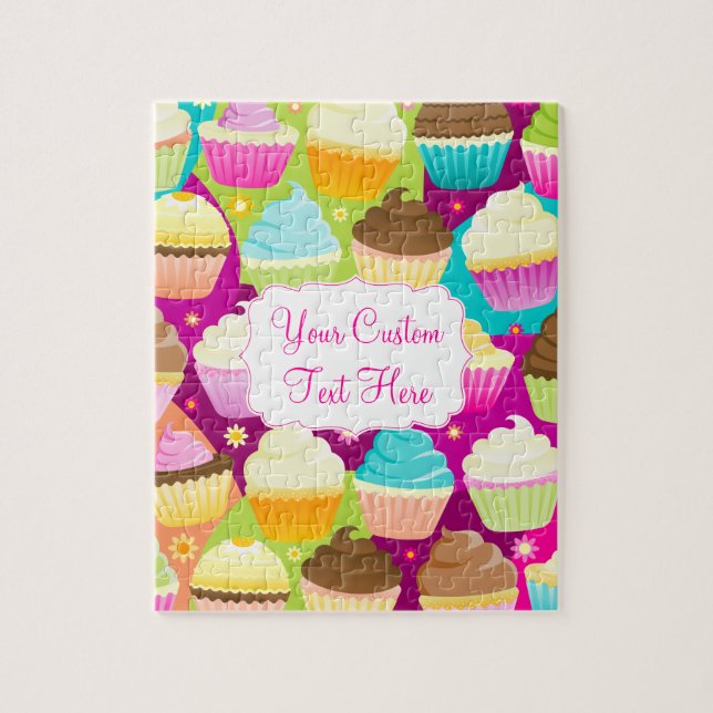 Colourful Cupcakes Jigsaw Puzzle (Vertical)