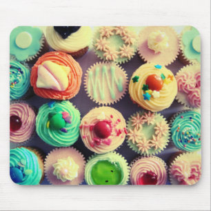 Colourful cupcakes mousepad