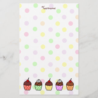 Colourful Cupcakes Stationery