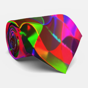 Colourful curved triangles or coloured undulations tie