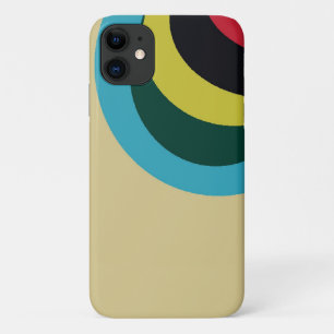 Colourful curves pattern iPhone 11 case