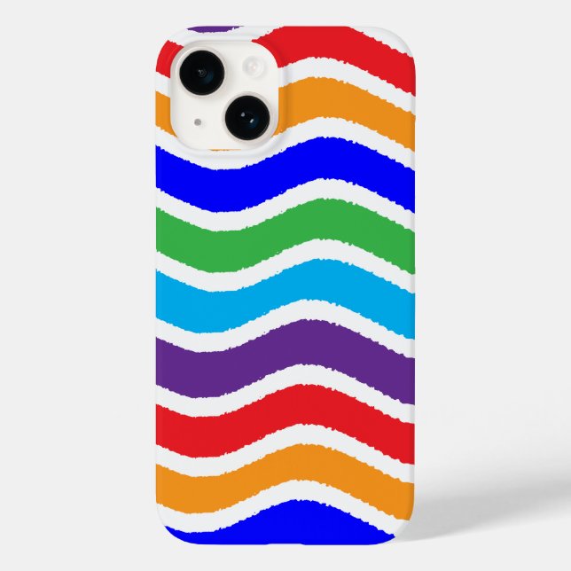 Colourful Custom Torn Paper Effect Case-Mate iPhone Case (Back)