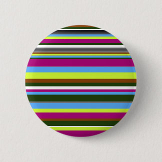 Colourful Customised Designer Stripe 6 Cm Round Badge