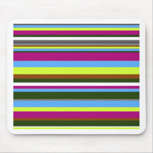 Colourful Customised Designer Stripe Mouse Mat