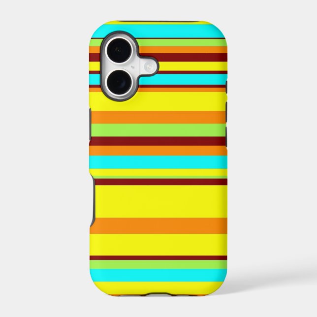 Colourful Customised Designer Stripe Pattern (Back)