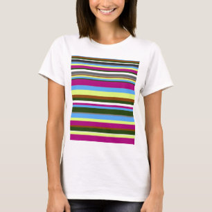 Colourful Customised Designer Stripe T-Shirt