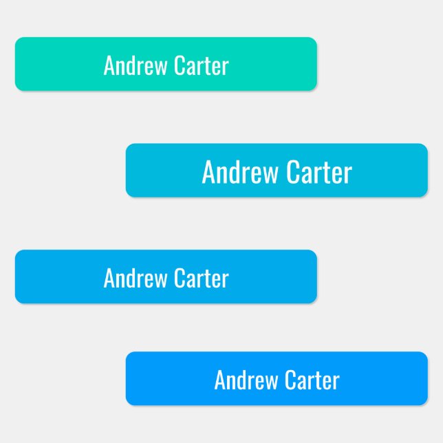 Colourful Customised Kids Iron On Waterproof (Group)