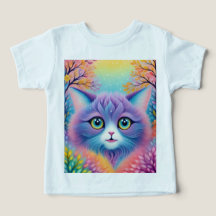 Colourful Cute Animal Print T-Shirt
