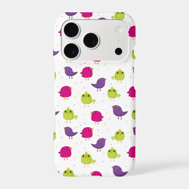 Colourful Cute Birds Pattern (Back)