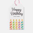 Colourful Cute Bright Happy Birthday Candles