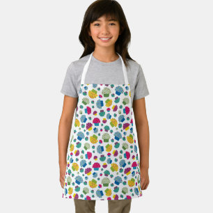 Colourful Cute Cartoon Frosted Cupcake Pattern Apron