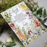 Colourful Cute Flower Fairies Glitter Script