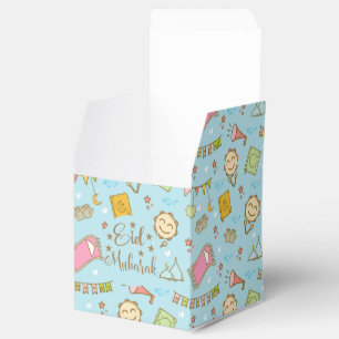 Colourful Cute Fun Eid Mubarak Eid Goodie Favour B Favour Box