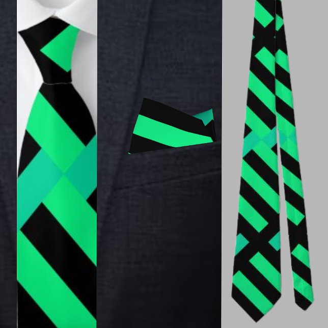 Colourful Cute Geometric Pattern Necktie        (Creator Uploaded)