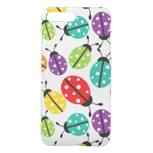 Colourful Cute Lady Bug Seamless Pattern iPhone 8 Plus/7 Plus Case