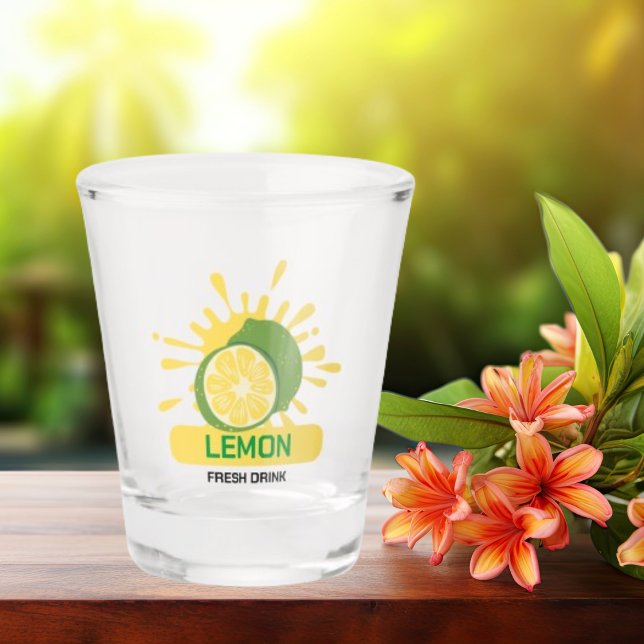 Colourful Cute Lemon Fresh Drink Shot Glasses (Creator Uploaded)