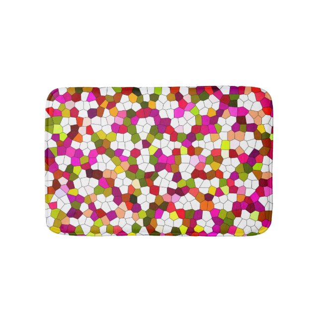 Colourful Cute Modern Trend Bath Mat (Front)