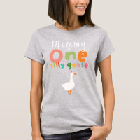 Colourful Cute One Silly Goose 1st Birthday Parent