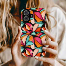 Colourful Cute Retro Floral Pattern