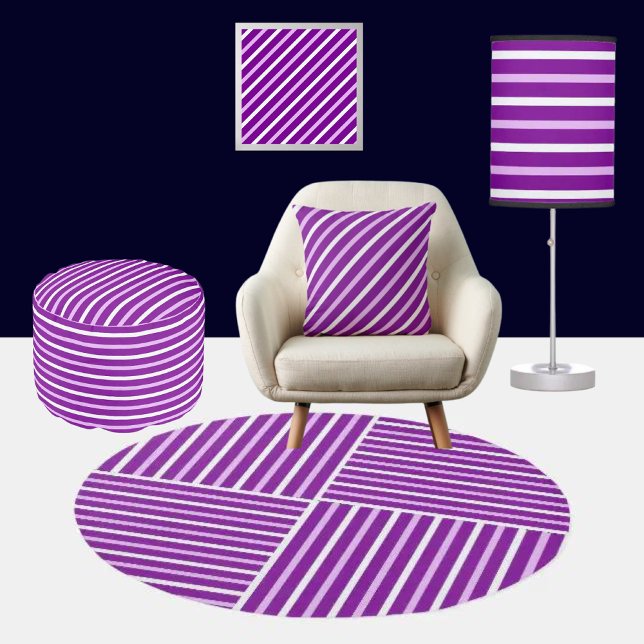 Colourful Cute Stripes Pattern          Cushion (Creator Uploaded)