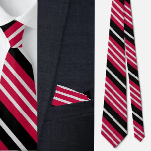 Colourful Cute Stripes Pattern Neck Tie