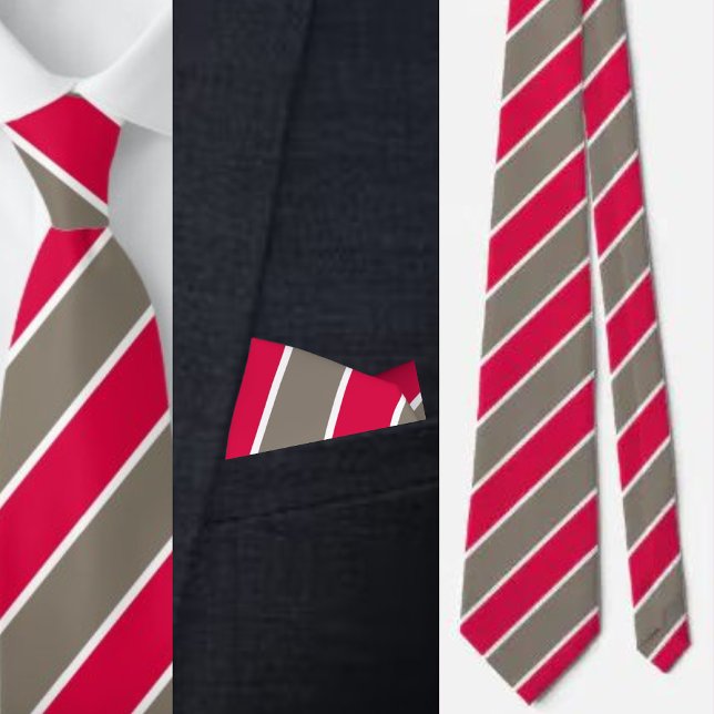 Colourful Cute Stripes Pattern          Tie (Creator Uploaded)