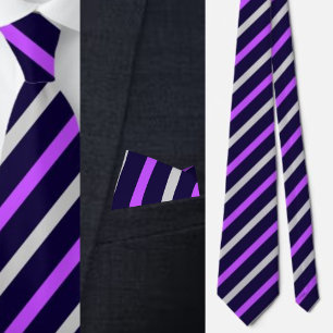 Colourful Cute Stripes Pattern Tie