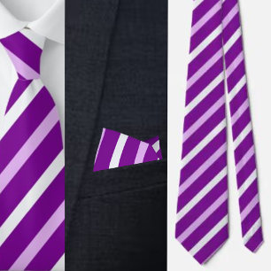 Colourful Cute Stripes Pattern Tie