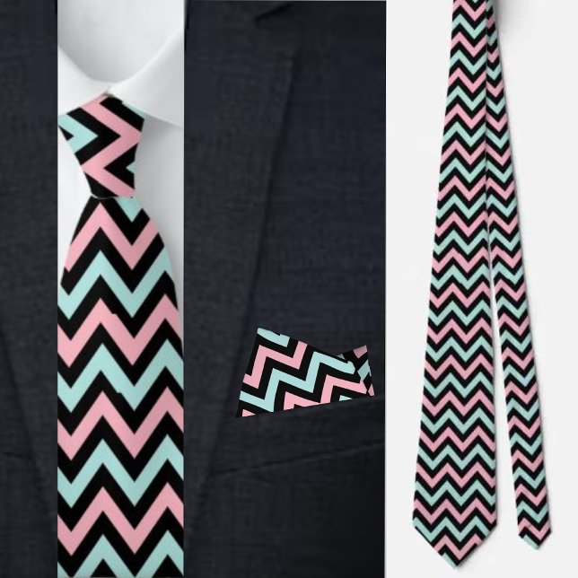 Colourful Cute Stripes Pattern          Tie (Creator Uploaded)