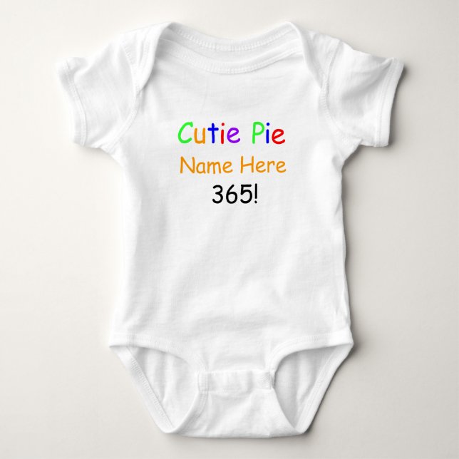 Colourful Cutie Pie 365 Infant Shirt CUSTOMIZE IT (Front)