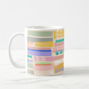 Colourful Cutout Shapes Aesthetic Coffee Cup