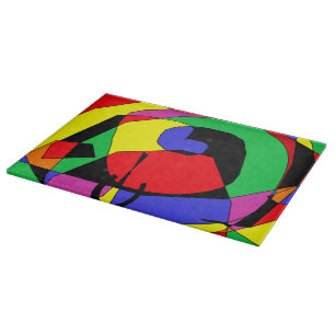 Colourful Cutting Board Multicolor