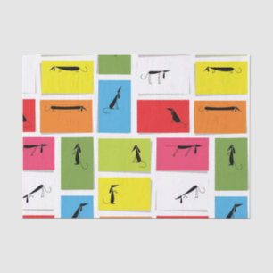 Colourful Dachshunds Tissue Paper