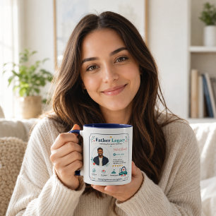 Colourful Dad Finder Father Appreciation Profile Mug