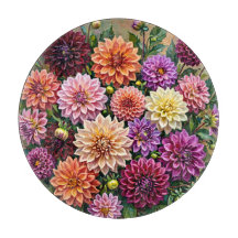 Colourful Dahlia Flowers