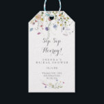 Colourful Dainty Wild Sip Sip Hooray Bridal Shower Gift Tags<br><div class="desc">These colourful dainty wild sip sip hooray bridal shower gift tags are perfect for a rustic wedding shower. The design features hand-painted watercolor beautiful pink,  blush,  blue,  navy,  yellow,  purple and green wild flowers.</div>