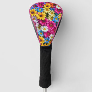 Colourful Daisies #55 - Golf Head Covers