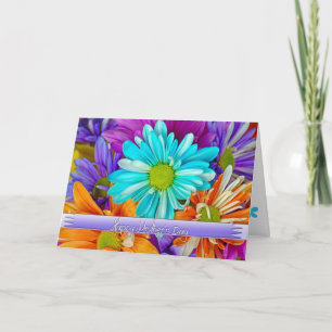 Colourful Daisies for Mum Card