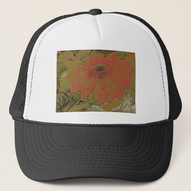 Colourful Daisies Hat (Front)