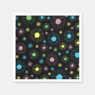 Colourful Daisies Paper Napkin
