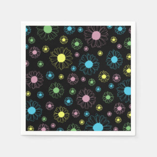 Colourful Daisies Paper Napkin